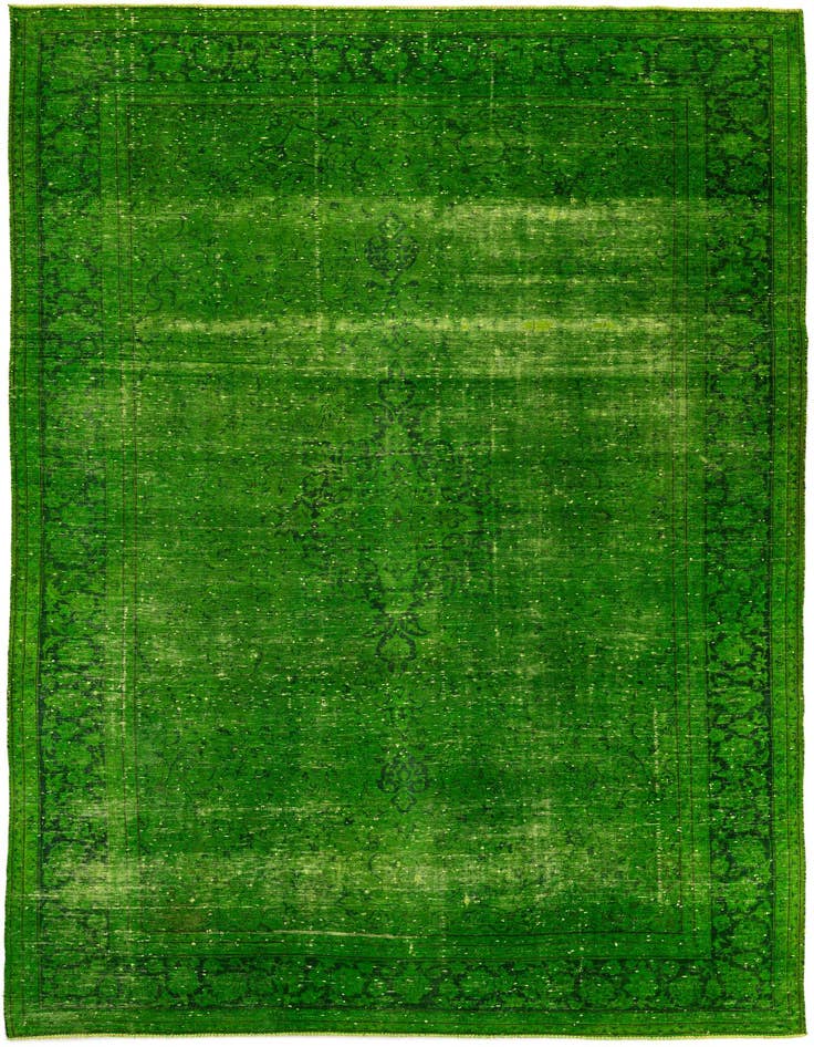 Detail image of 8' 4 x 12' 6 Hand Knotted Ultra Vintage Persian Wool Rug