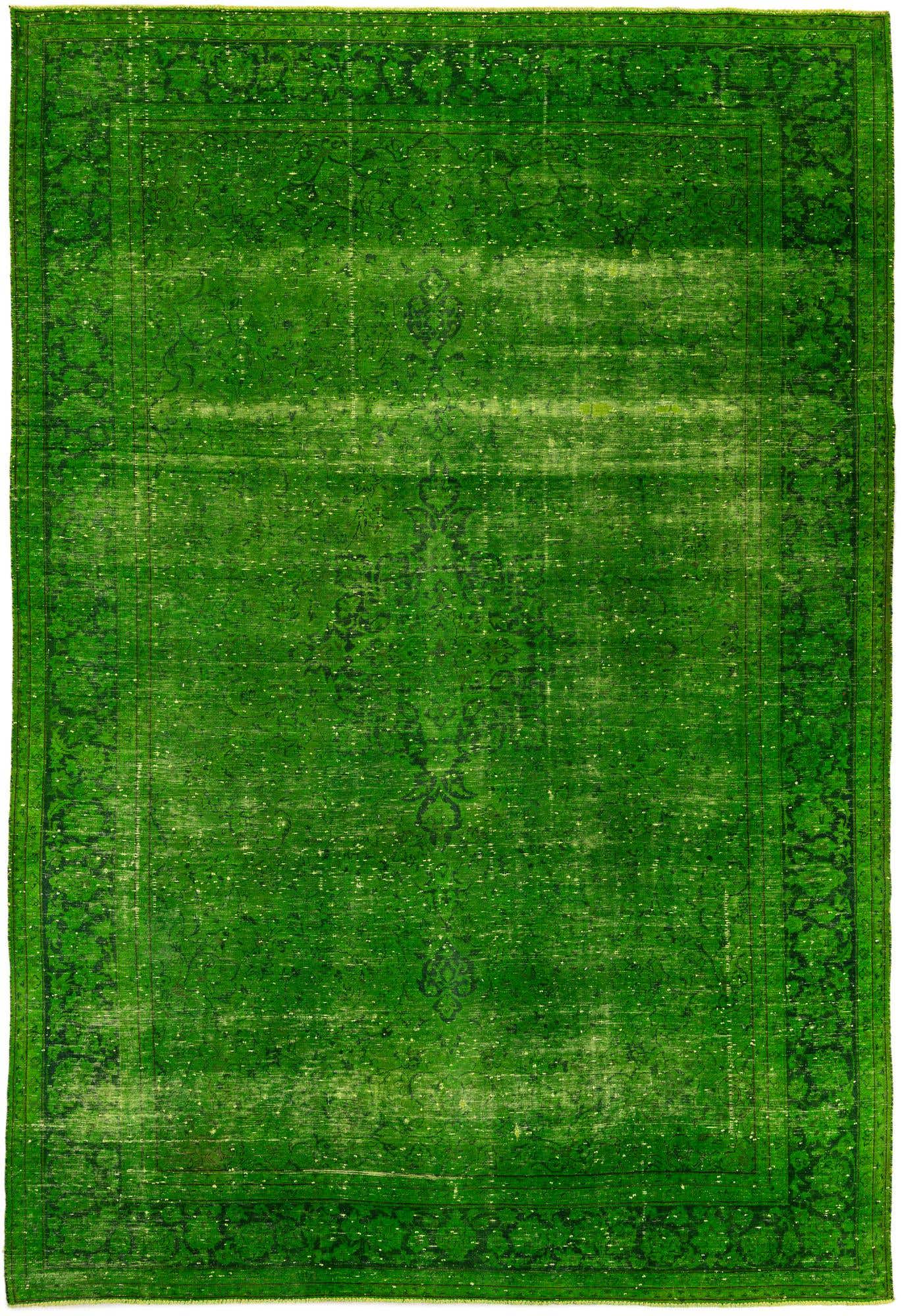 8' 4 x 12' 6 Hand Knotted Ultra Vintage Persian Wool Rug