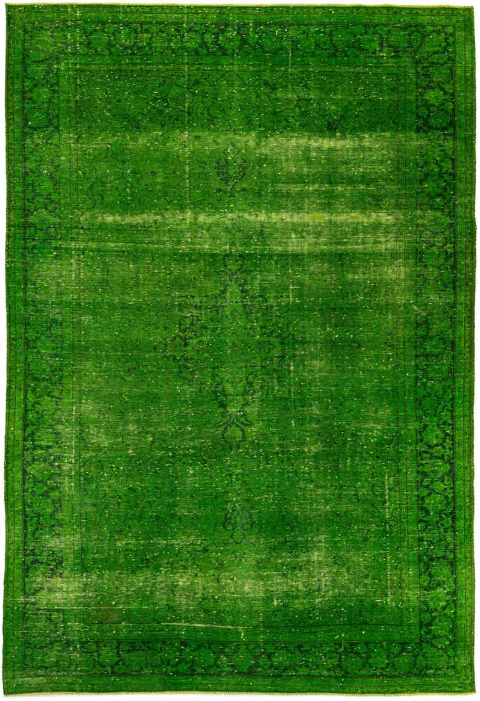 8' 4 x 12' 6 Hand Knotted Ultra Vintage Persian Wool Rug