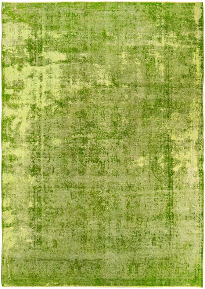 Detail image of 9' 2 x 13' 1 Hand Knotted Ultra Vintage Persian Wool Rug