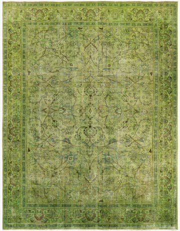9' 9 x 13' Hand Knotted Ultra Vintage Wool Rug