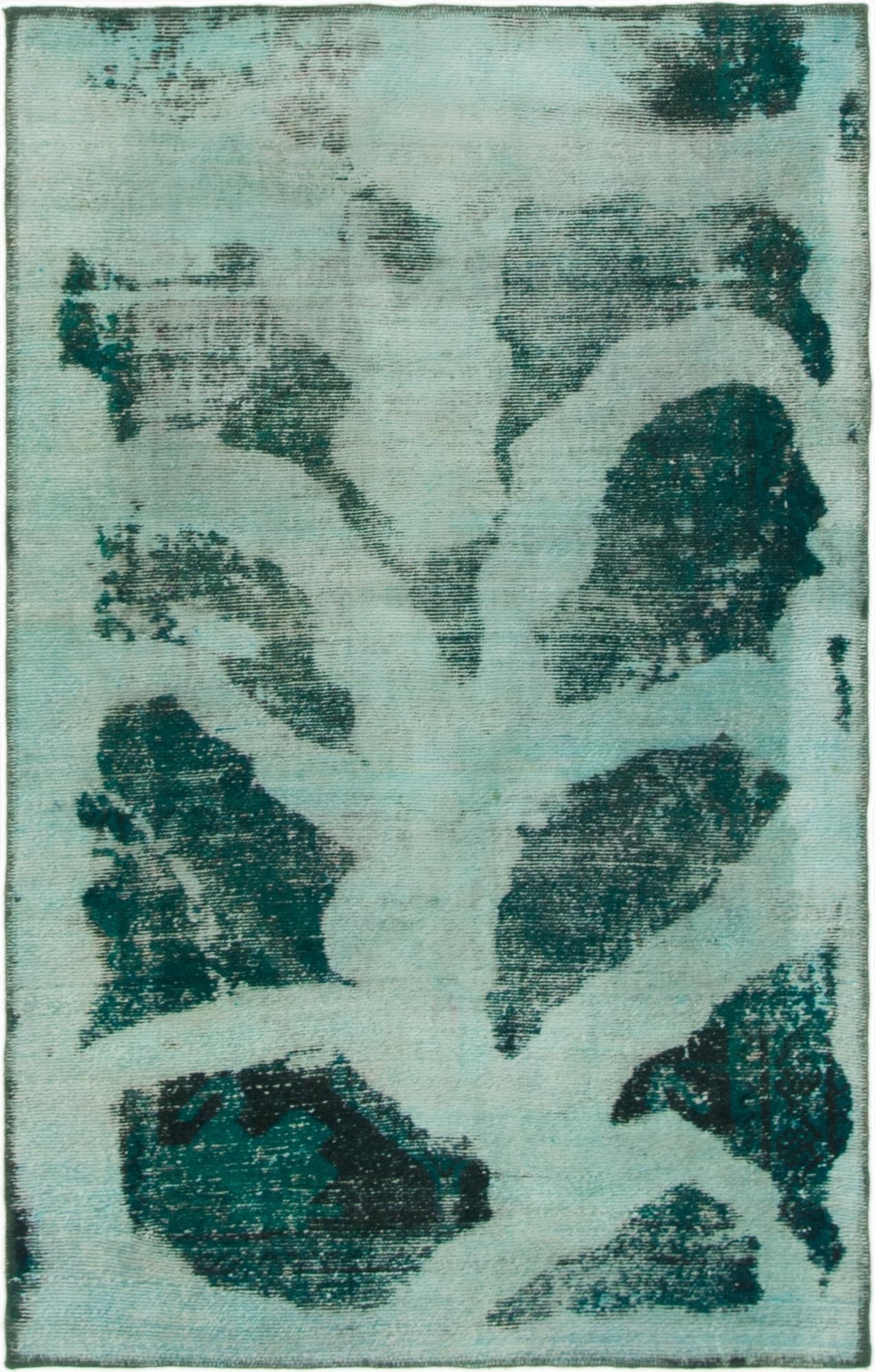 3' 5 x 5' 5  Hand Knotted Ultra Vintage Persian Wool Rug