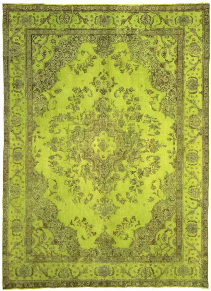 7' 11 x 10' 11 Hand Knotted Vintage Royal Persian Wool Rug