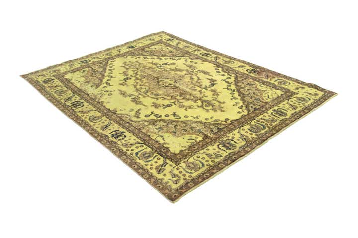 8' 1 x 10' 5 Hand Knotted Vintage Royal Persian Wool Rug