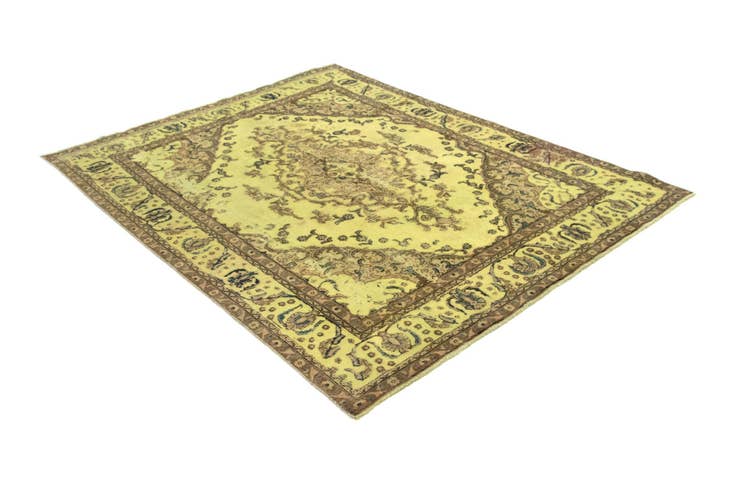 Detail image of 8' 1 x 10' 5 Hand Knotted Vintage Royal Persian Wool Rug