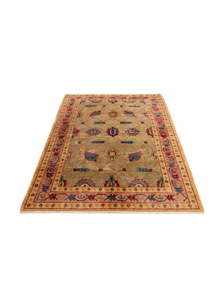 Detail image of 5' 1 x 7' 8 Hand Knotted Ziegler Wool Rug