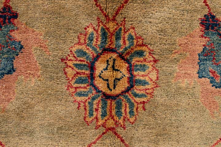 5' 1 x 7' 8 Hand Knotted Ziegler Wool Rug