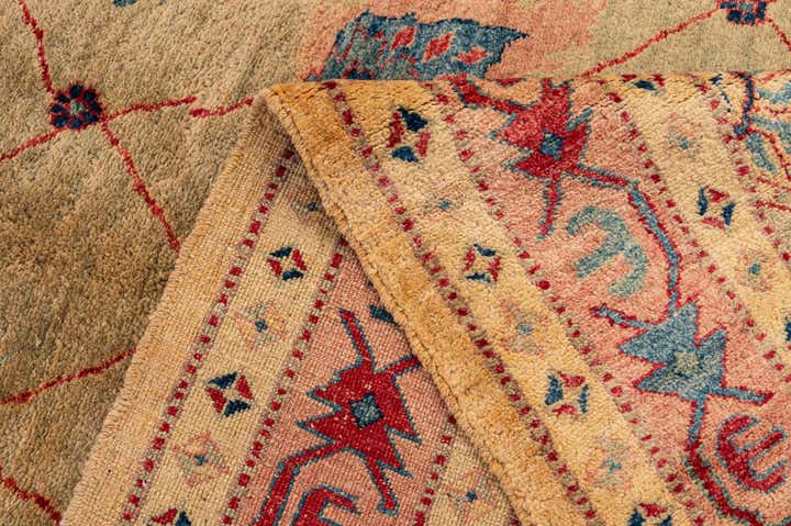 5' 1 x 7' 8 Hand Knotted Ziegler Wool Rug