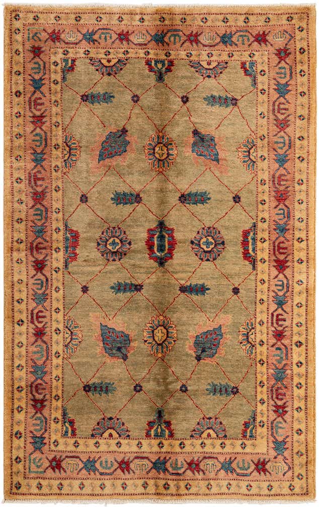 5' 1 x 7' 8 Hand Knotted Ziegler Wool Rug