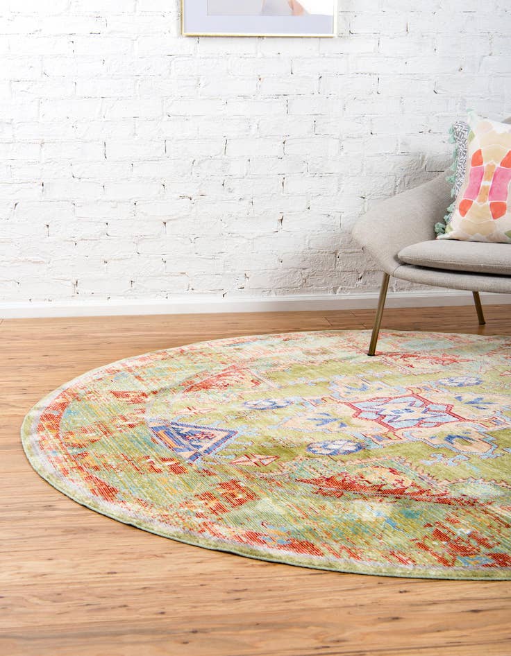 Detail image of 6' x 6' Alexis Round Rug