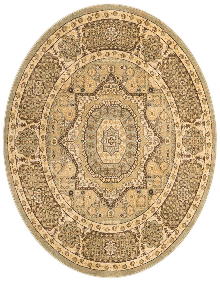 Detail image of 6' x 6' Amina Round Rug