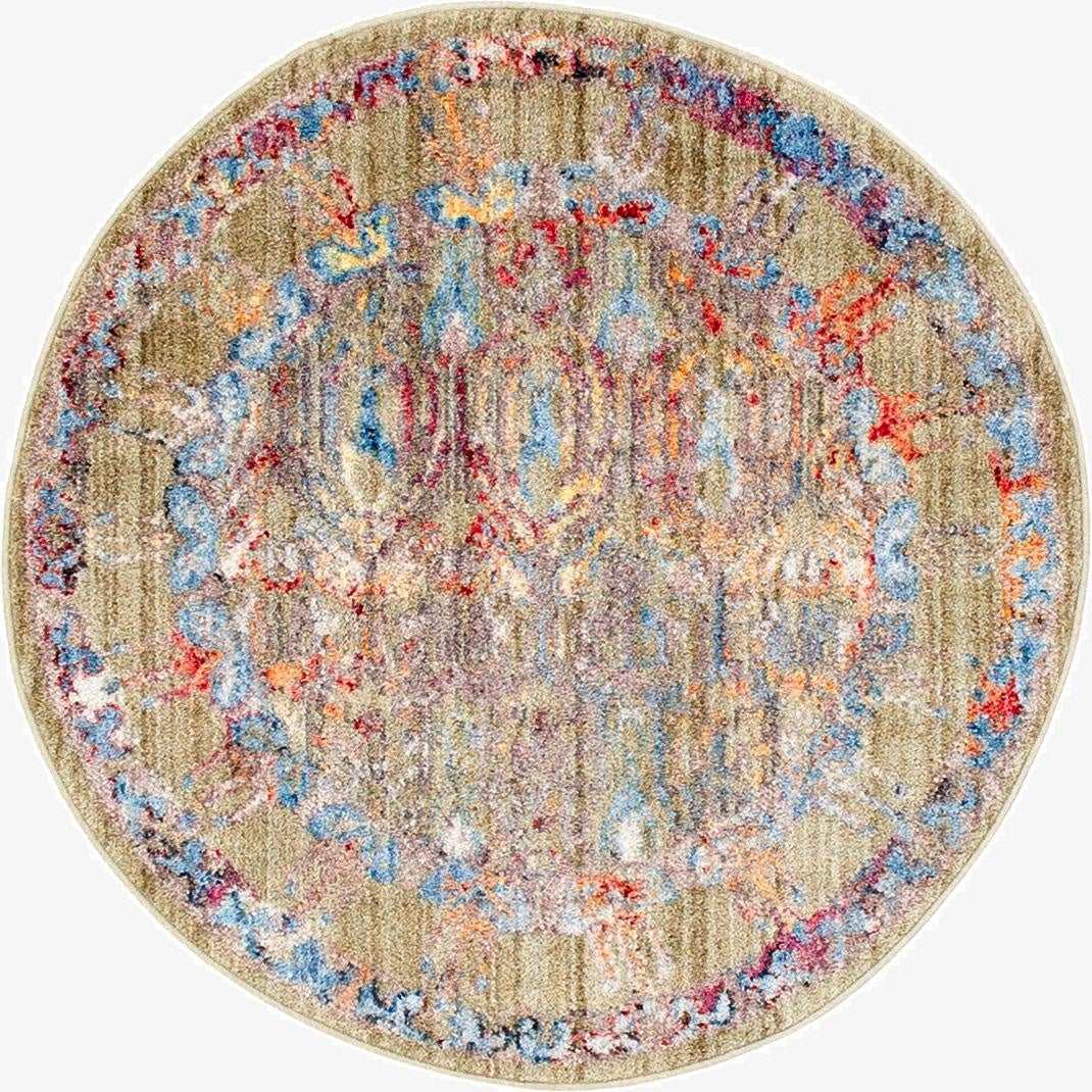 3' 3 x 3' 3 Brooklyn Round Rug