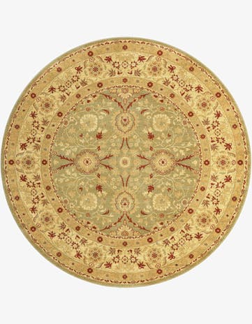Light Green Chelsea Round Rug