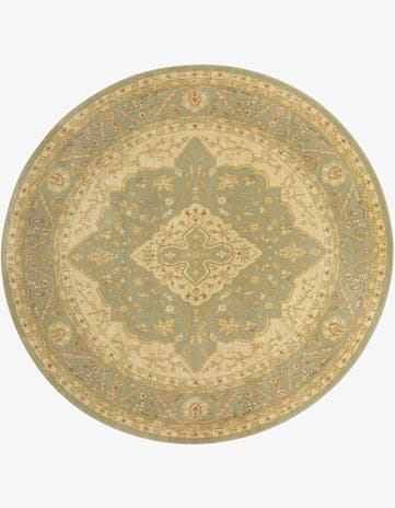 Light Green Chelsea Round Rug