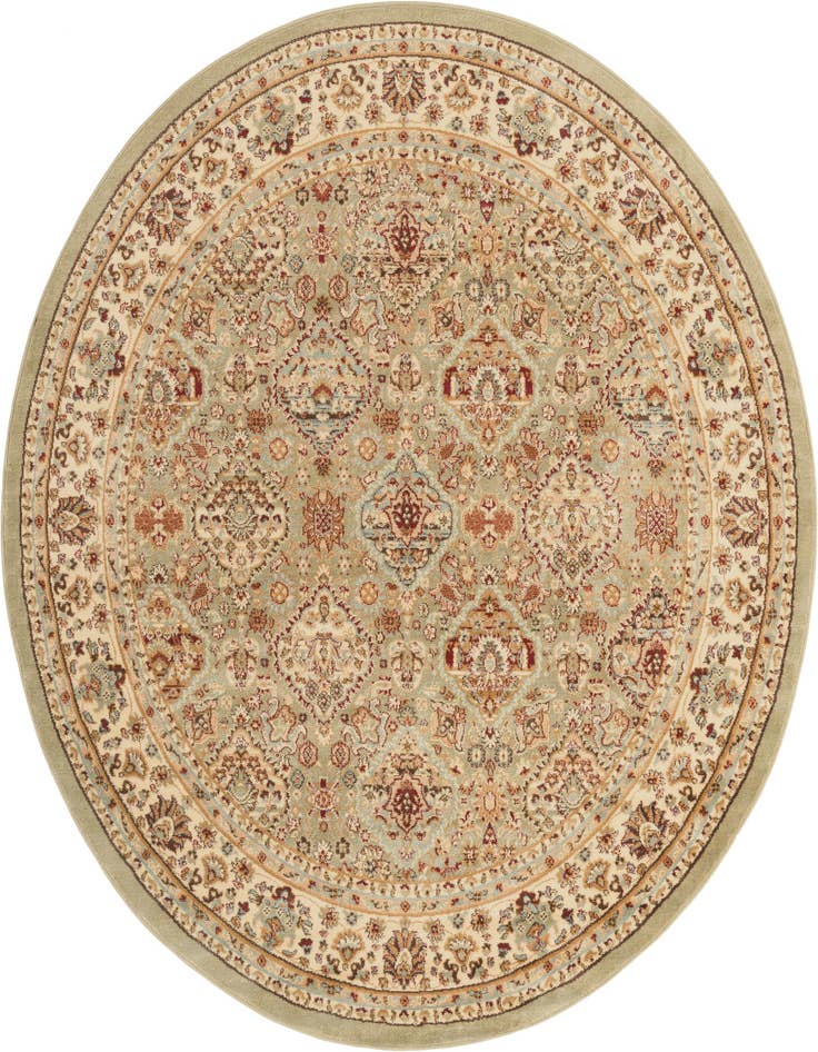 Detail image of 7' 10 x 7' 10 Classic Agra Round Rug