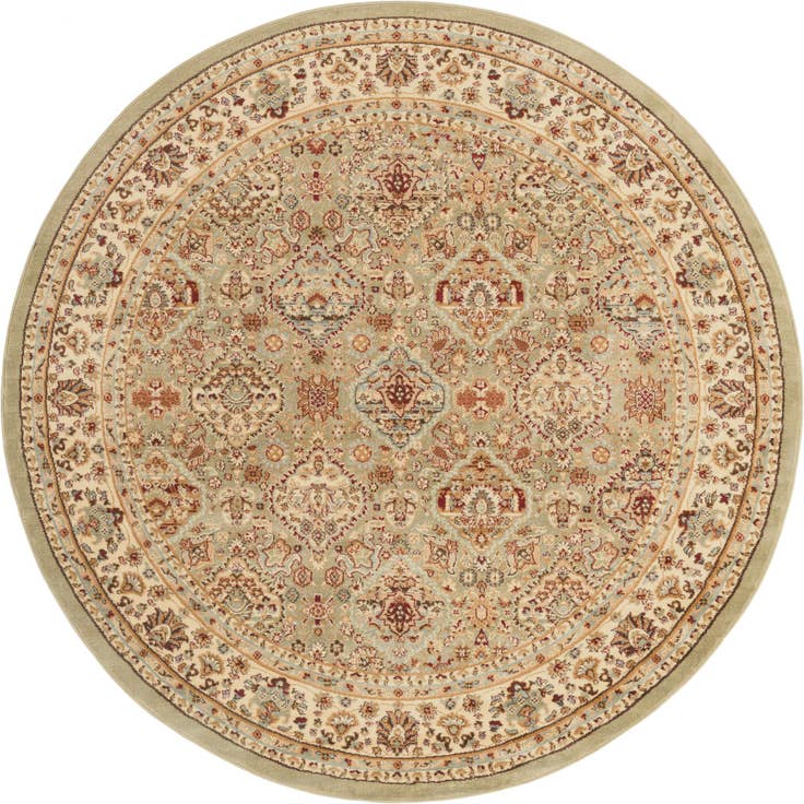 Detail image of 7' 10 x 7' 10 Classic Agra Round Rug