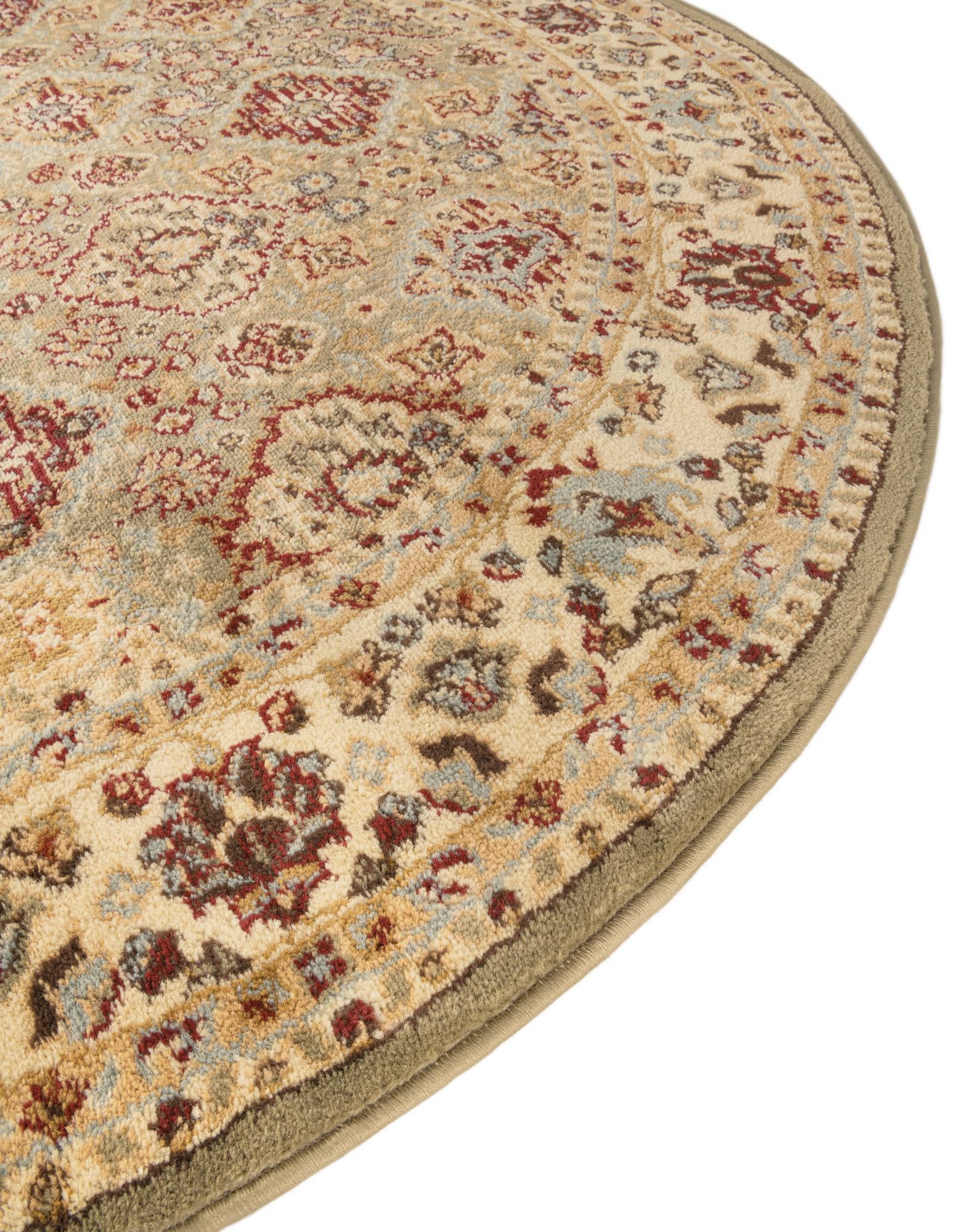 7' 10 x 7' 10 Classic Agra Round Rug