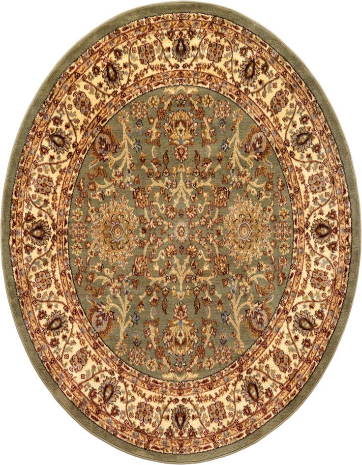 Detail image of 6' x 6' Classic Agra Round Rug
