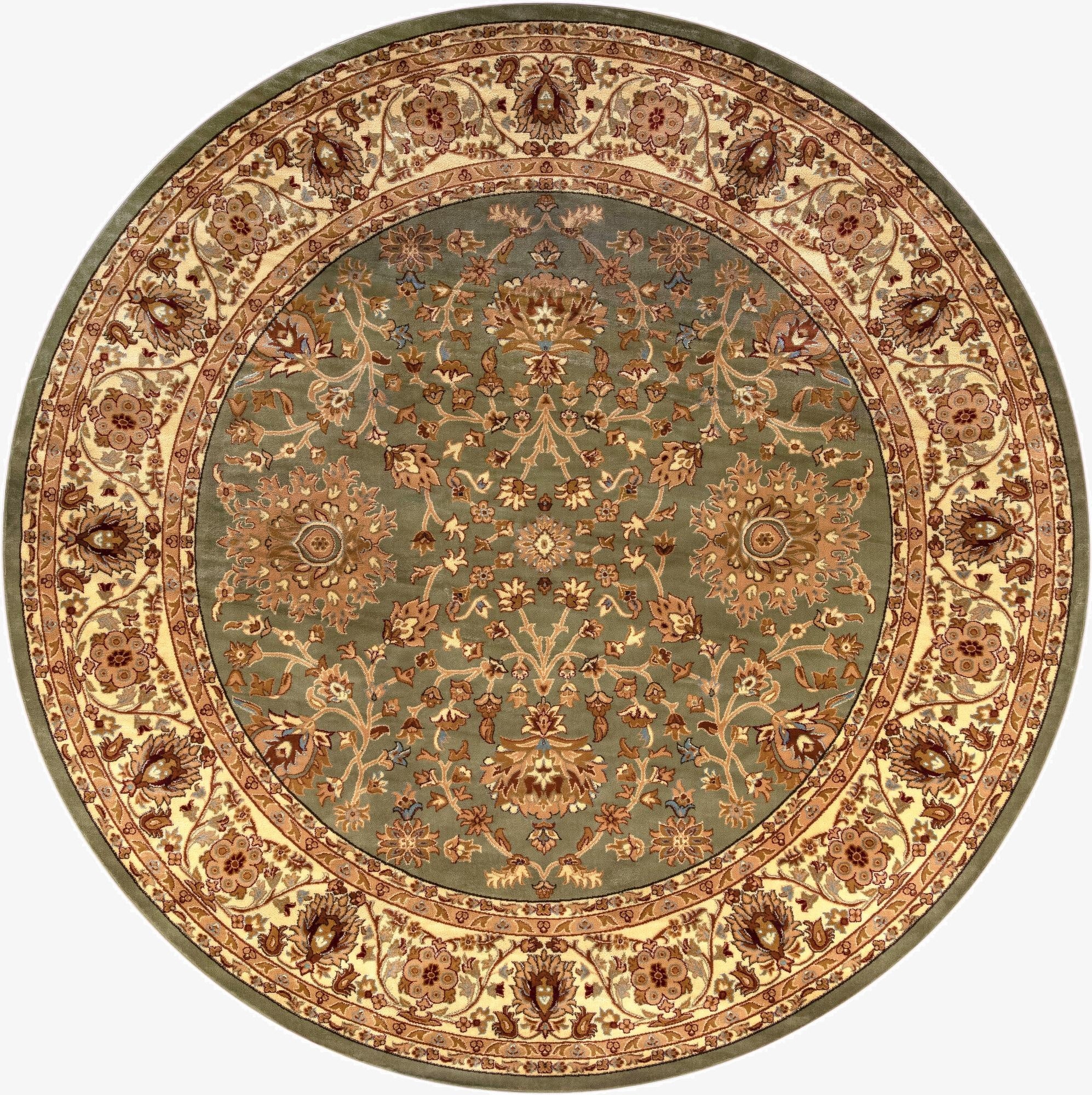 13' x 13' Classic Agra Round Rug