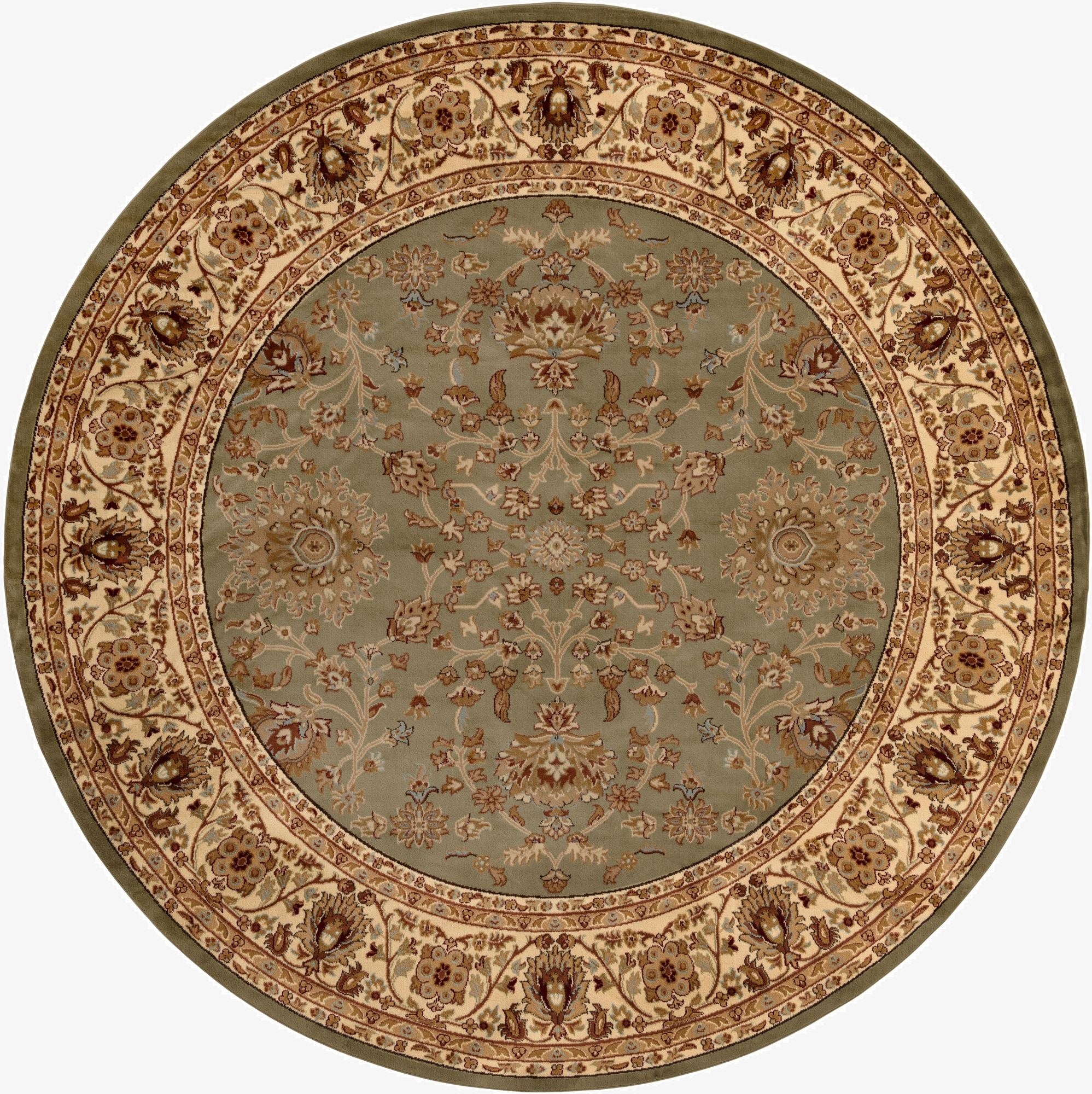 10' x 10' Classic Agra Round Rug