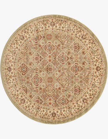 6' x 6' Classic Agra Round Rug