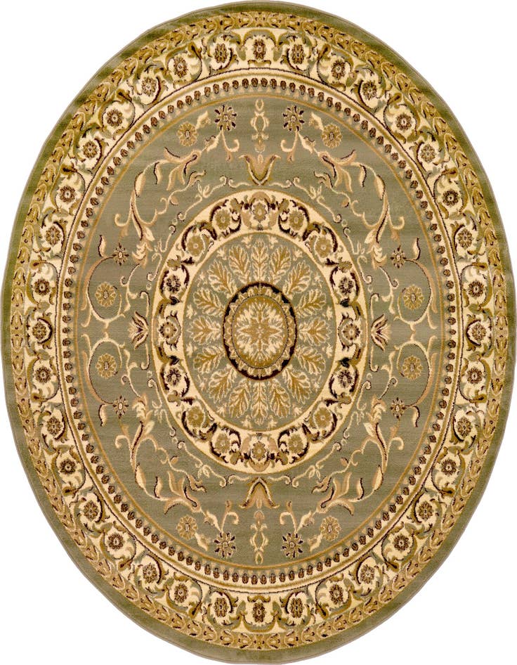 Detail image of 7' 10 x 7' 10 Classic Aubusson Round Rug