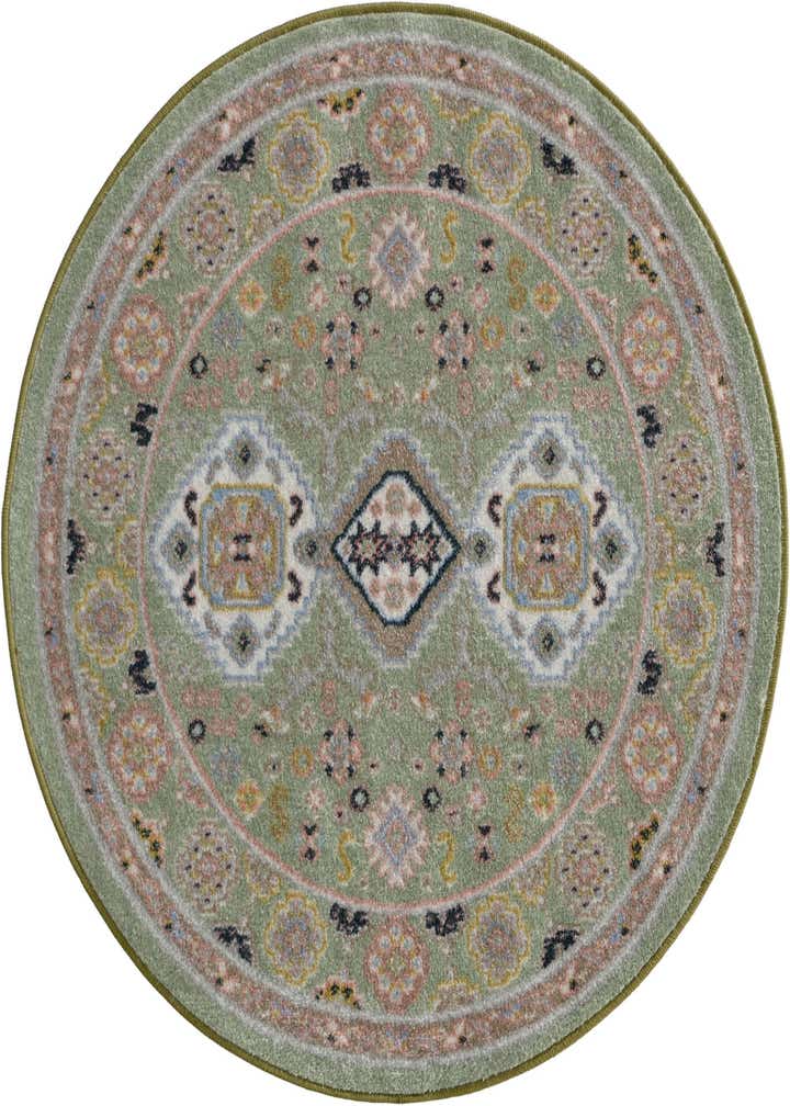 3' 3 x 3' 3 Kamala Washable Round Rug