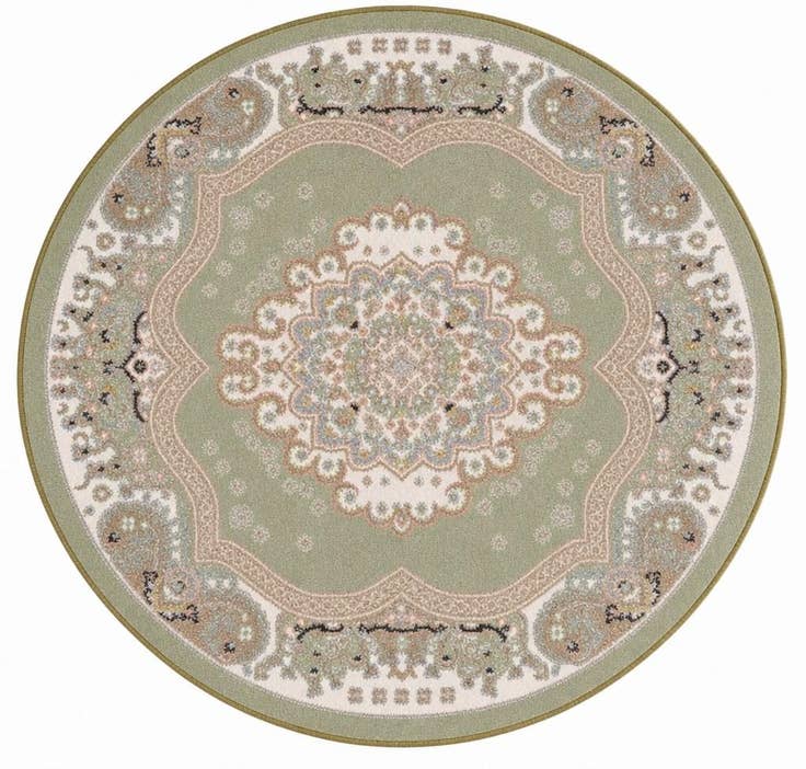 Detail image of 3' 3 x 3' 3 Kamala Washable Round Rug