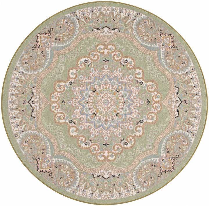 5' 3 x 5' 3 Kamala Washable Round Rug