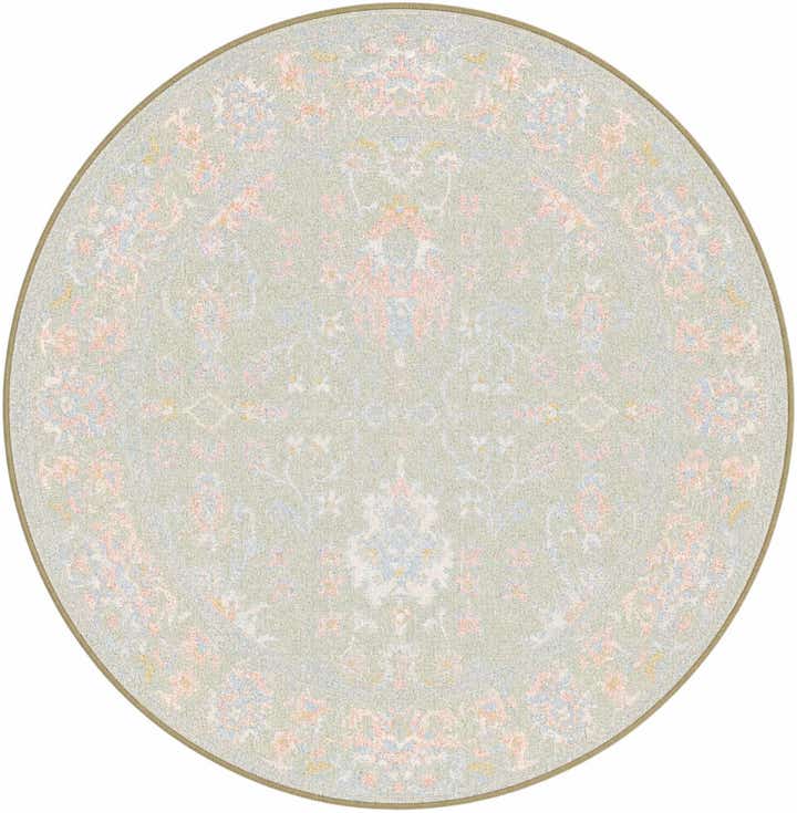 100cm x 100cm Kamala Washable Rund Teppich