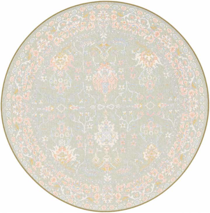 160cm x 160cm Kamala Washable Alfombra redondo