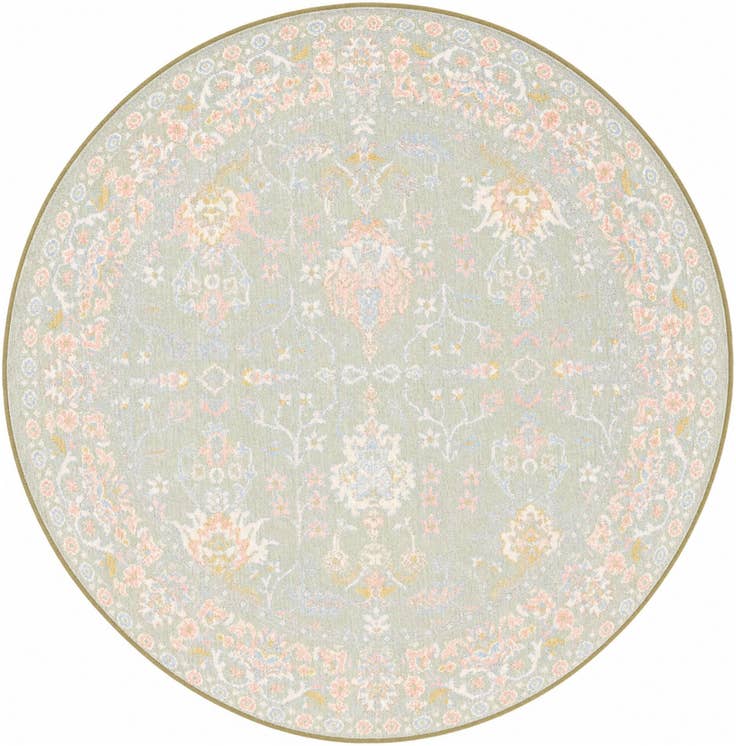 Detail image of 160cm x 160cm Kamala Washable Alfombra redondo