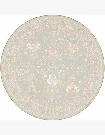 7' 10 x 7' 10 Kamala Washable Round Rug