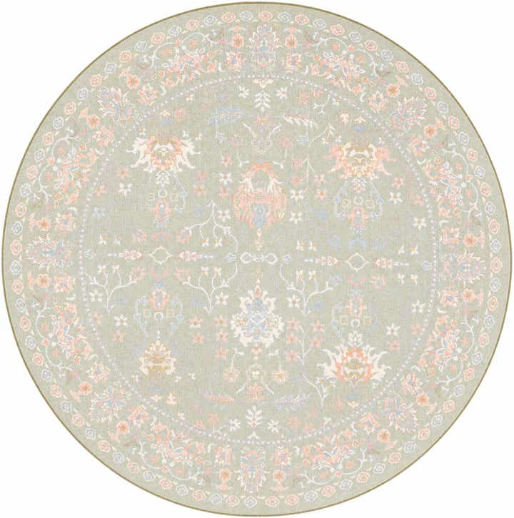 7' 10 x 7' 10 Kamala Washable Round Rug