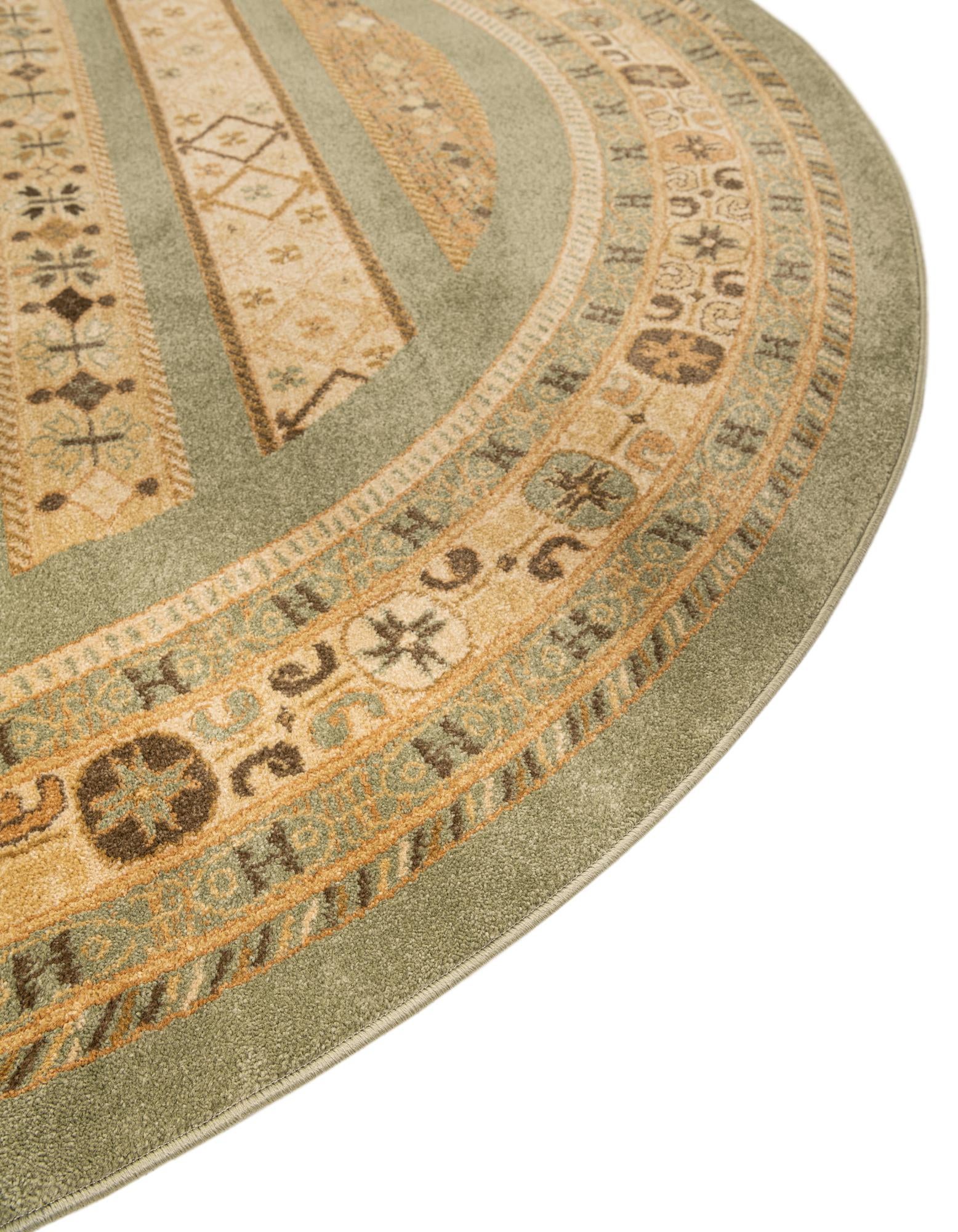 8' x 8' Kashkuli Gabbeh Round Rug