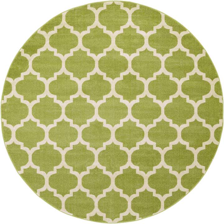 7' 10 x 7' 10 Lattice Round Rug
