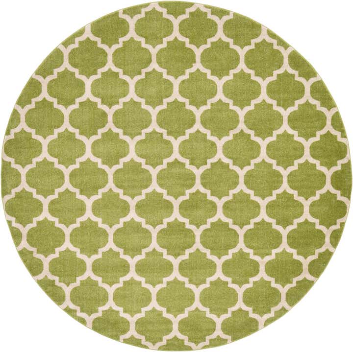 10' x 10' Lattice Round Rug