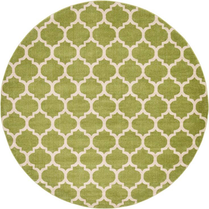 Detail image of 10' x 10' Lattice Round Rug