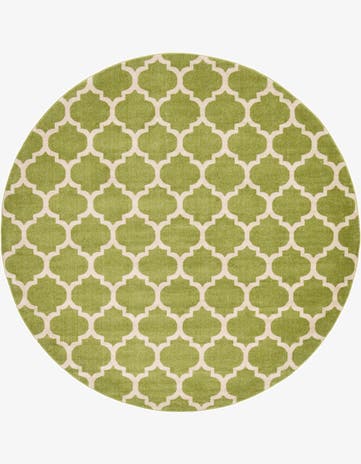 10' x 10' Lattice Round Rug