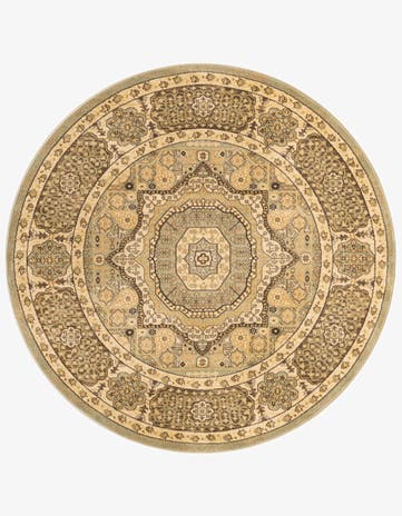 6' x 6' Mamluk Round Rug