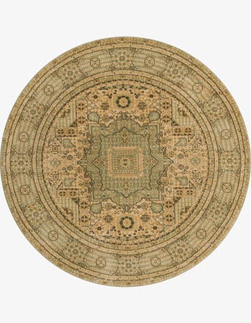 6' x 6' Mamluk Round Rug