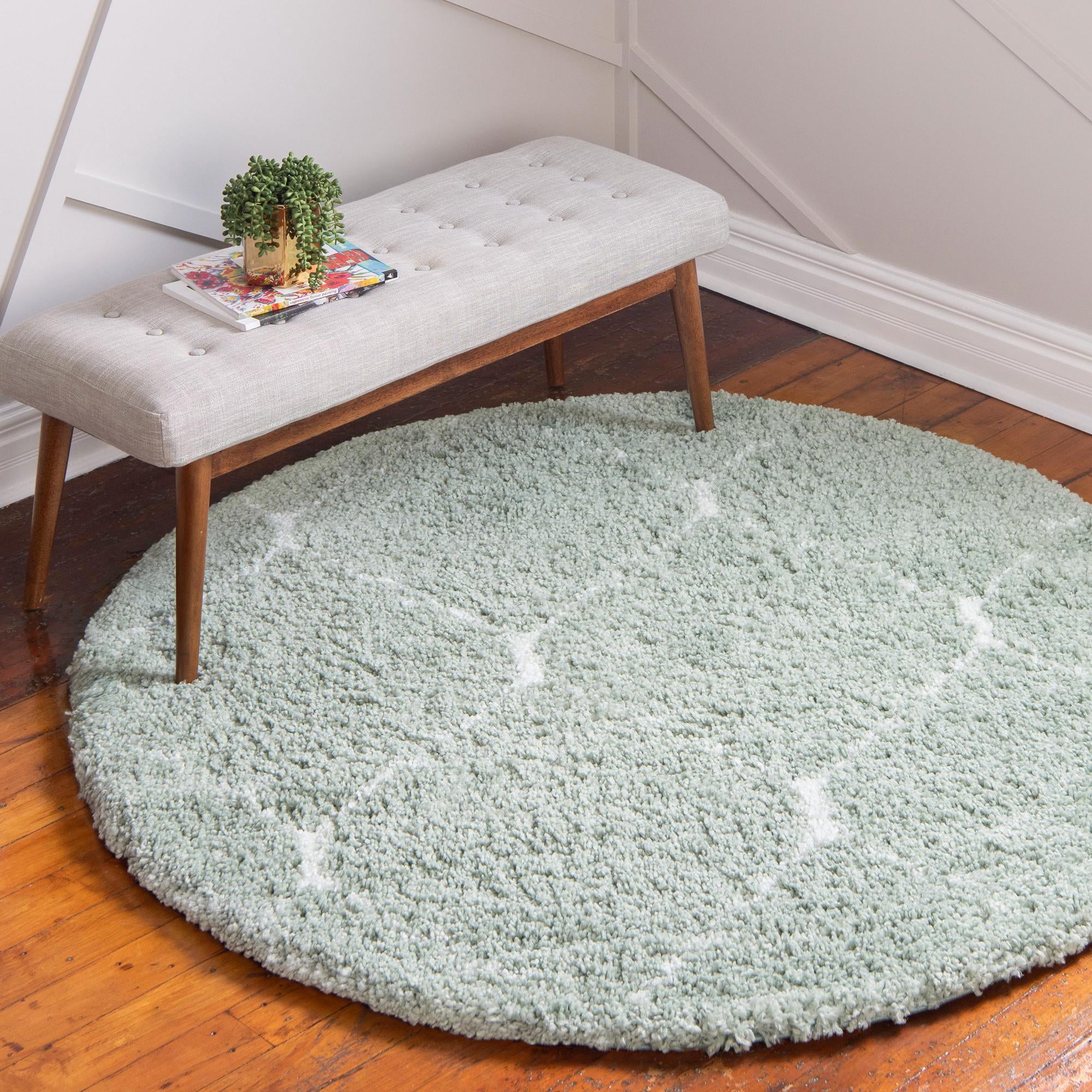 7' 10 x 7' 10 Marrakesh Shag Round Rug