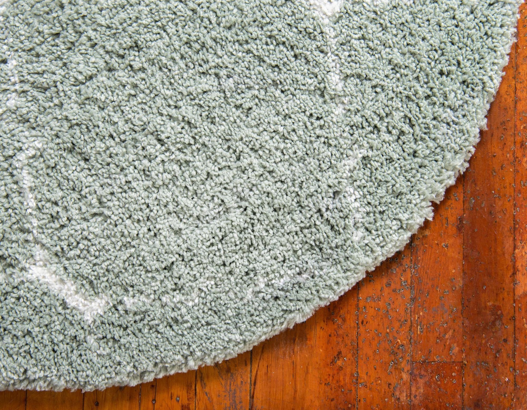 5' 3 x 5' 3 Marrakesh Shag Round Rug