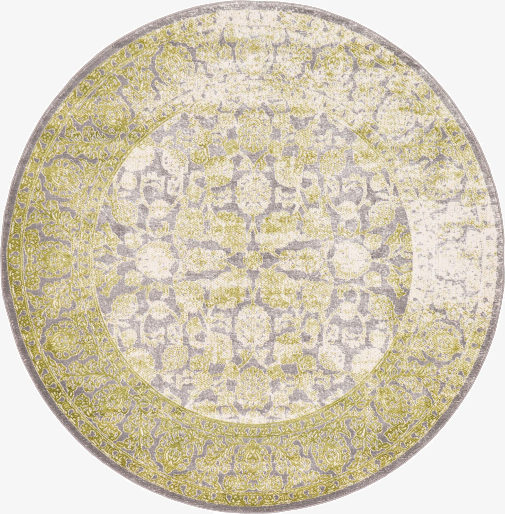 6' x 6' Modern Classical Round Rug