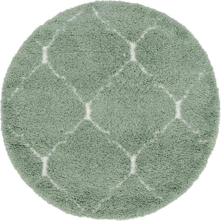 5' 3 x 5' 3 Moroccan Shag Round Rug