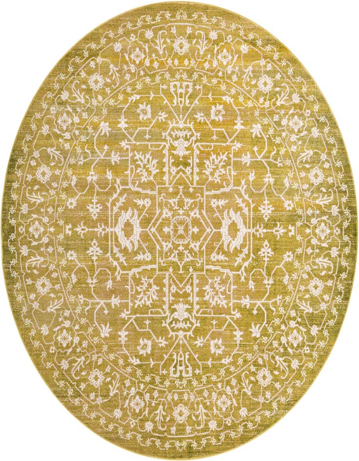 Detail image of 8' x 8' New Vintage Round Rug