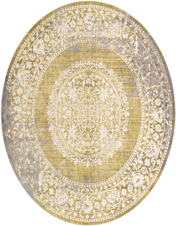 Detail image of 8' x 8' New Vintage Round Rug