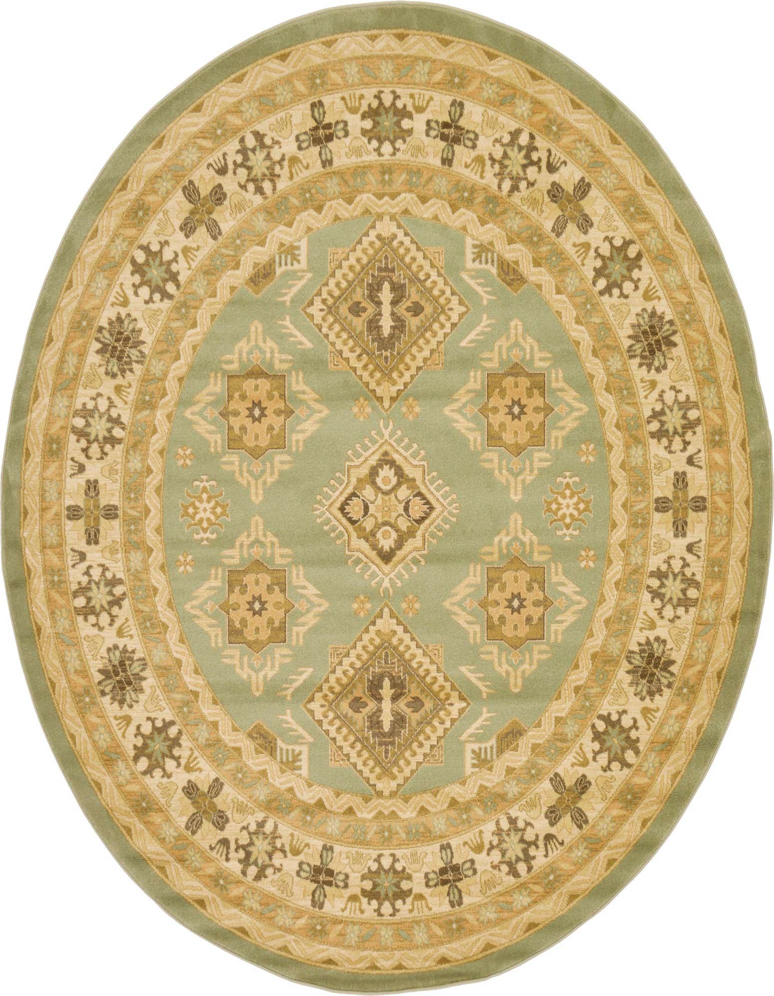 Primary image 8' x 8' Serapi Round Rug