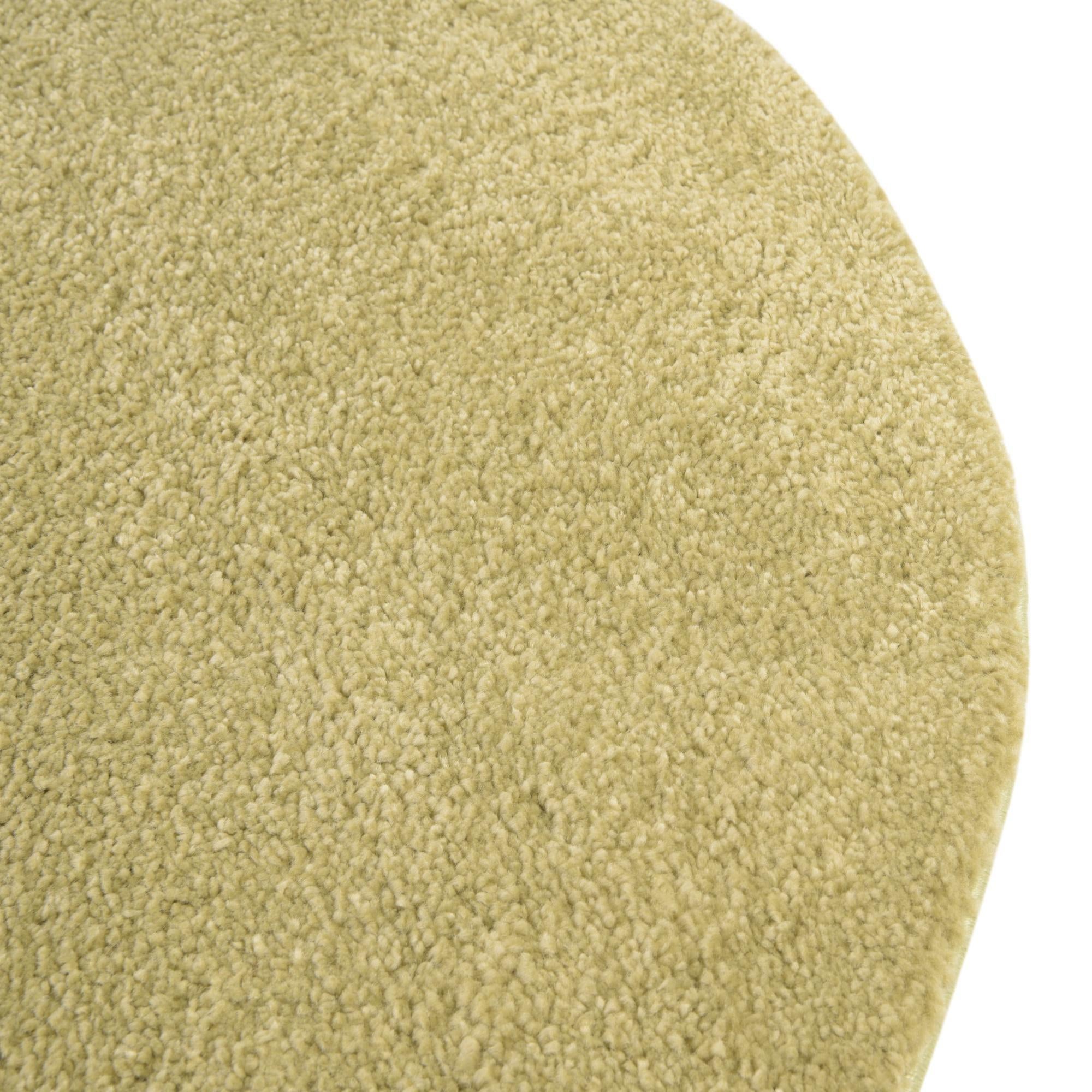 7' 10 x 7' 10 Solid Frieze Round Rug