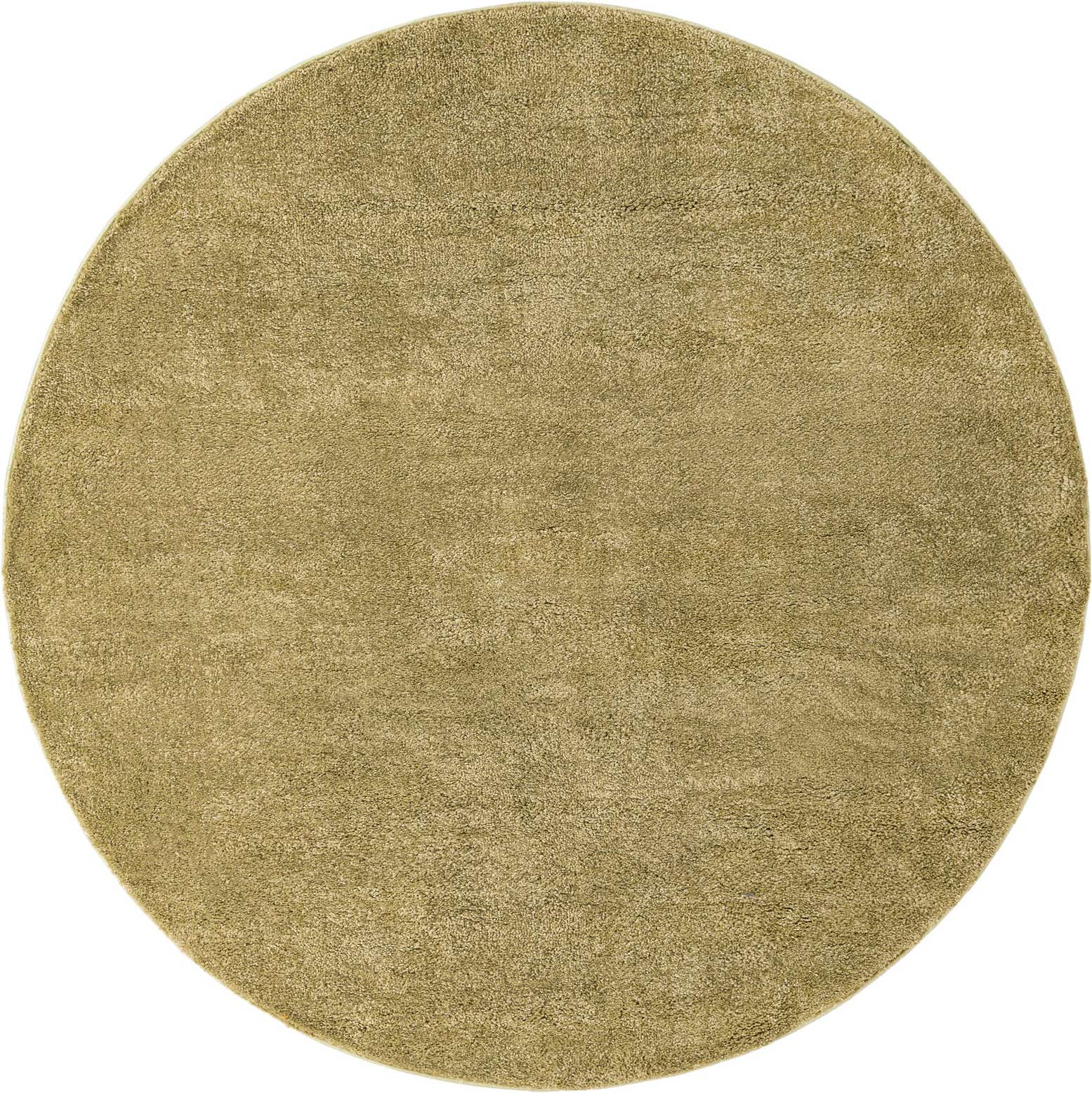 7' 10 x 7' 10 Solid Frieze Round Rug